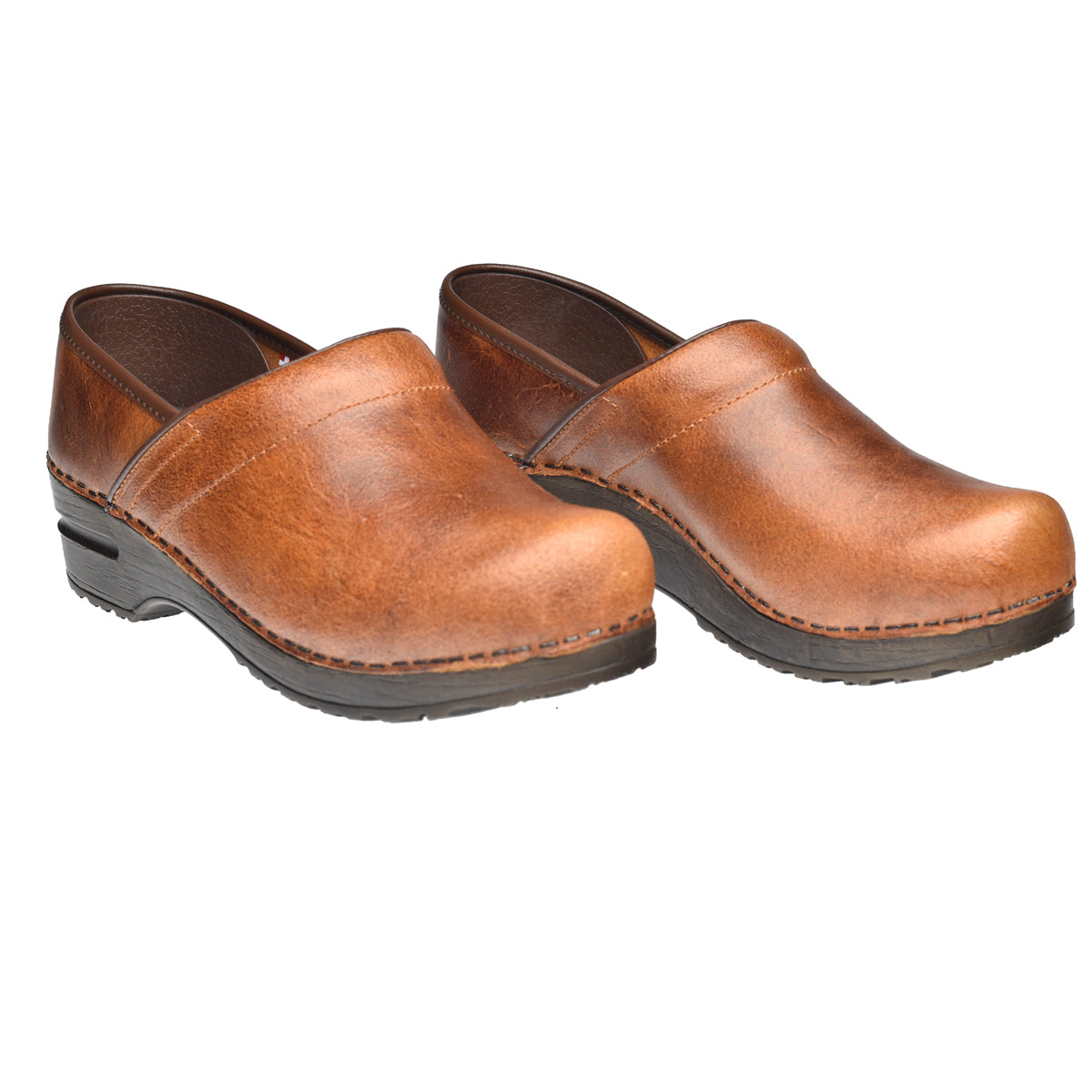 Errol Women s Clog in Cognac Sanita