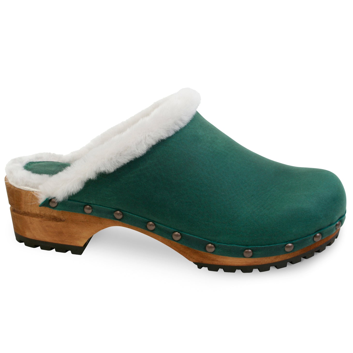 Green best sale swedish clogs