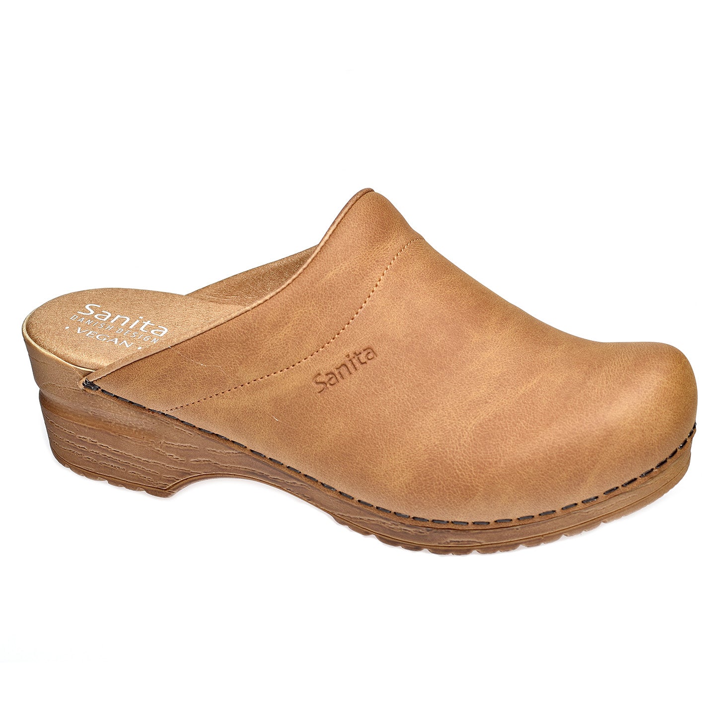 Vegan Ellis Women's Clog in Cognac