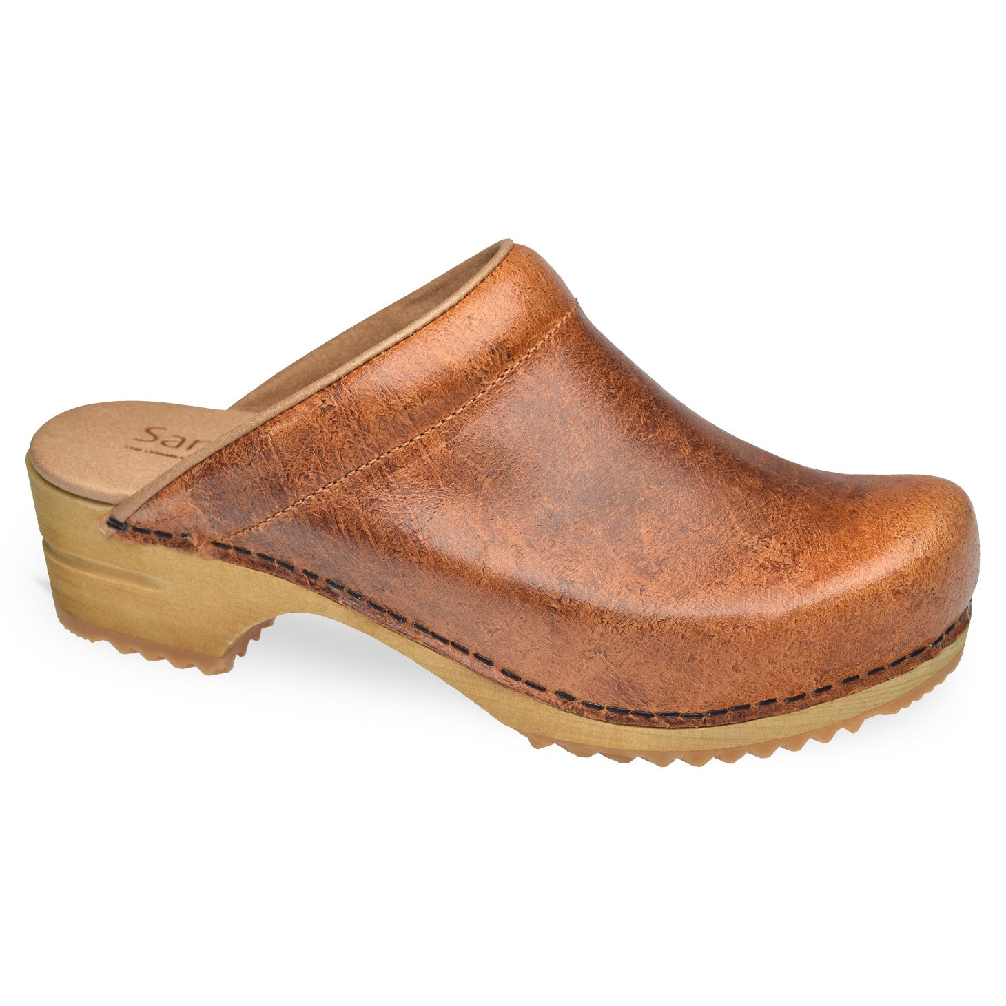 Melissa Women's Wood Clog in Cognac