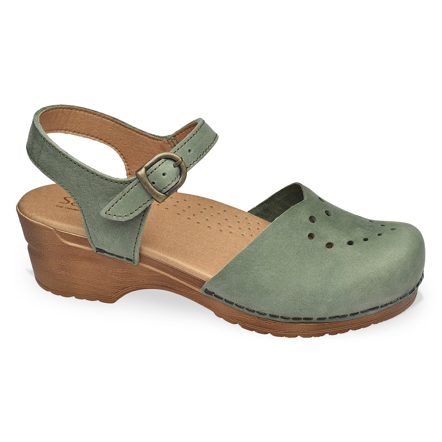 Sanita Heart Women's Sandal in Khaki Sandal