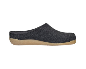 Sanita Lodge Slide Unisex in Charcoal Slipper