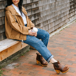 Sanita Penny Women&#39;s Wood Boot in Brown Boot