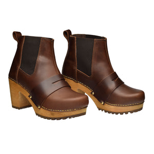 Sanita Penny Women&#39;s Wood Boot in Brown Boot