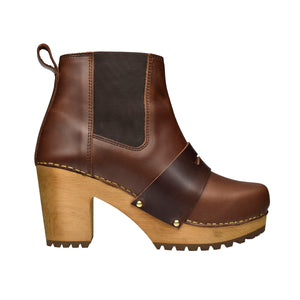 Sanita Penny Women&#39;s Wood Boot in Brown Boot