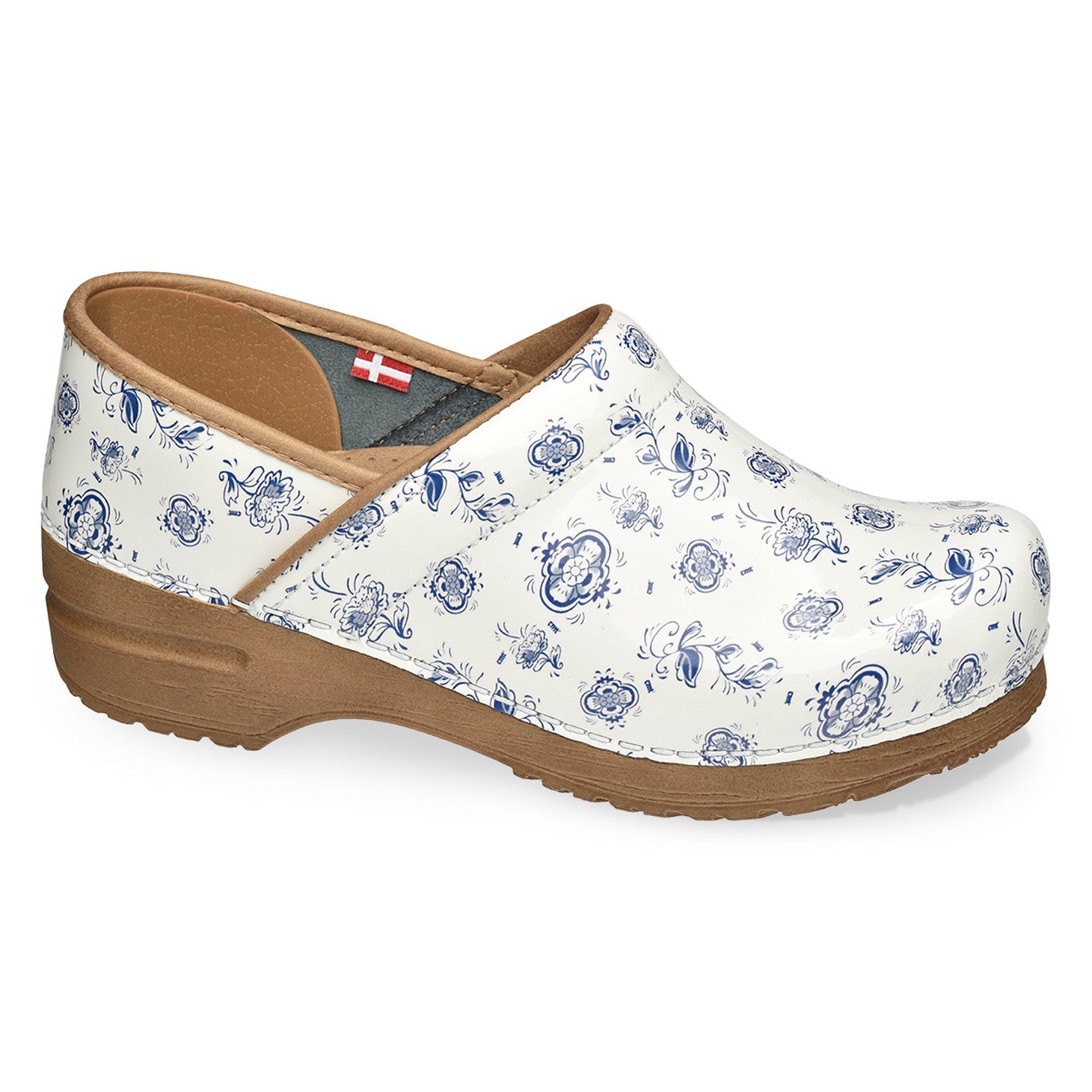 Sanita Prairie Women's Clog in Blue Closed Back Clog