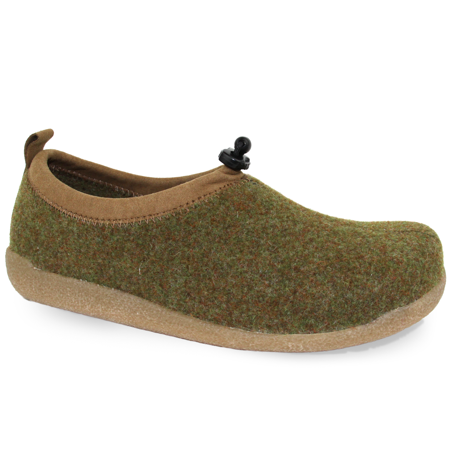 Sanita Samso Unisex Slipper in Army Green Slipper