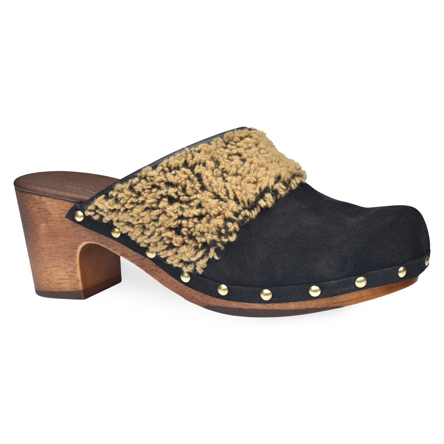 Sanita Senna Women's Mule in Black Open Back Clog