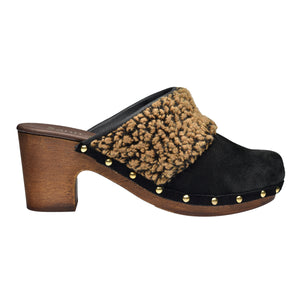 Sanita Senna Women&#39;s Mule in Black Open Back Clog