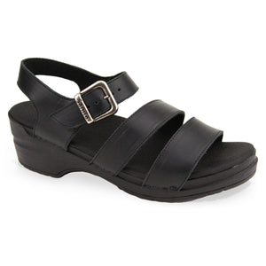 Sanita Sesso Women&#39;s in Black Sandal