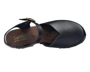 Sanita Solaima Women&#39;s Sandal in Black Sandal