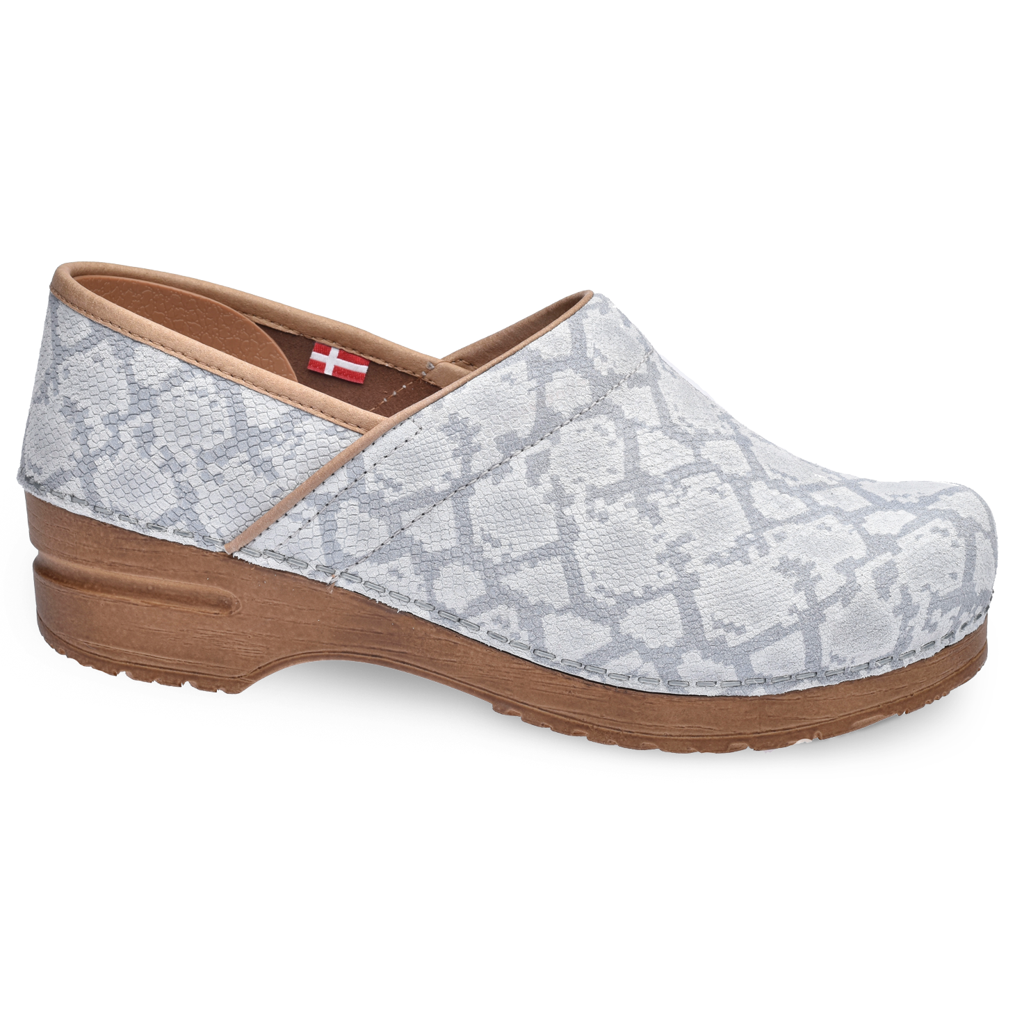 Sanita Viper Women's Clog in Light Grey Closed Back Clog