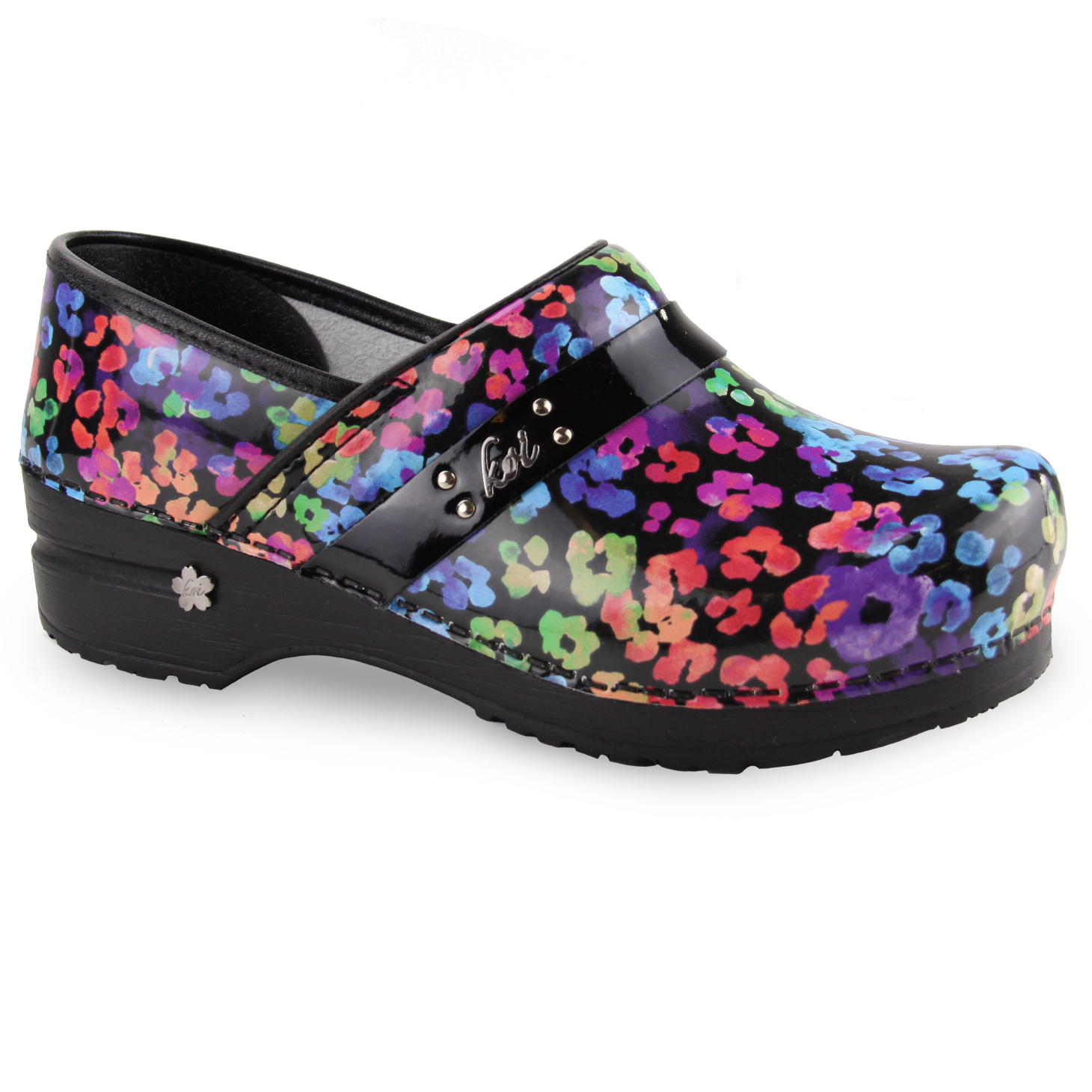 Sanita Ashbury Women's in Multi Closed Back Clog