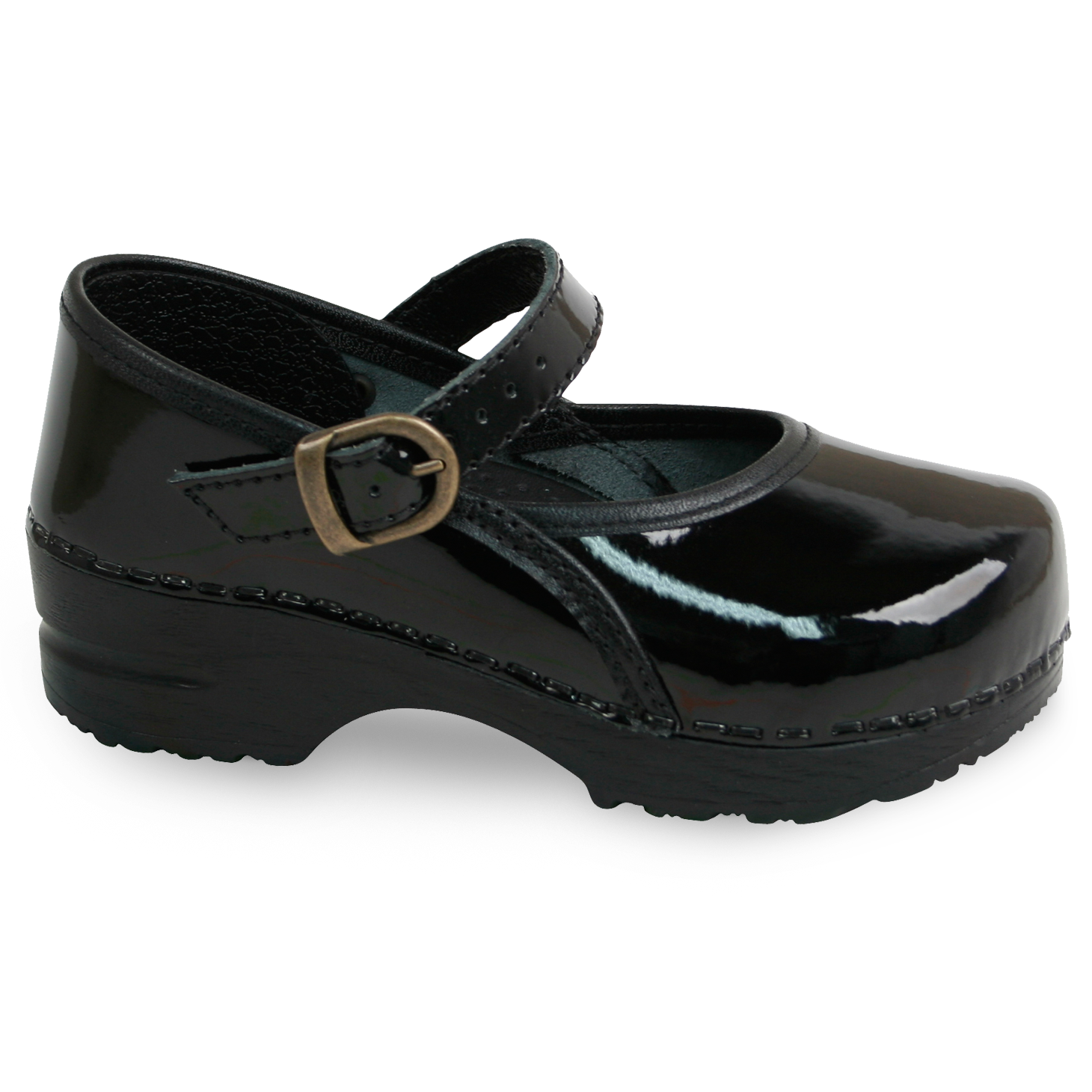 Dansko marcelle black store patent